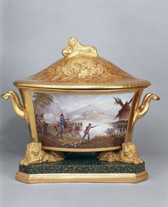 Terrin fra den prøyssiske middagstjenesten, Berlin, 1816-19 (porselen og forgylt) (se også 10534)